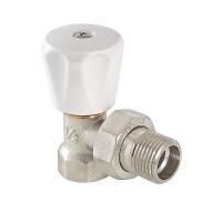 Клапан ручной VALTEC (компактный), для радиатора, угловой 3/4" (6/72)