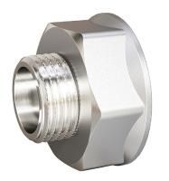 Переход DN25х20 (1"ВР х 3/4"НР) латунь никель