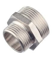 Ниппель переходной VALFEX  1/2"- 3/8"  нр/нр никель (10/400)