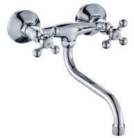 Смеситель для кухни, настенный, латунь VALFEX Libra Сhrome (10)