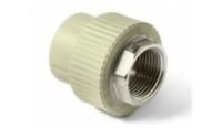 Муфта переходная с внутренней резьбой PRO-AQUA п/ключ 50-11/2" серый (2/20)