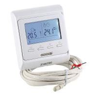 Хронотермостат электрон. комнатный с датчиком т.пола (НЗ сервопривод-отопление,НО-кондиционирование)