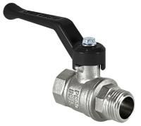 Кран шаровой для воды VALFEX серия DeltaPro,   1/2" ВР/НР рычаг,  11Б27фт1М (96/24)