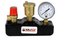 Группа безопасности латунная КЛАССИК в теплоизоляции VALFEX 3 бар (10) К