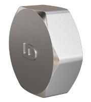 Заглушка LD Pride DN40 (1 1/2'') ВР латунь никель