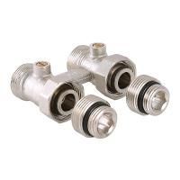 Узел VALTEC для нижнего подключения радиатора (комплект) 1/2"х3/4 евроконус (9/54)