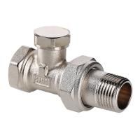 Клапан настроечный VALTEC прямой 1/2" для радиатора (10/80)