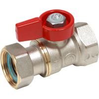 Кран шаровой полнопроходной Ciacomini  3/4" ВР/ВР (с накидной гайкой), 