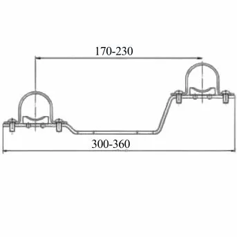  Кронштейн для крепления коллекторной группы 130-180 VIEIR квадрат (1/30) купить в Воронеже