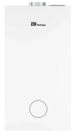 Газовый настенный котел двухконтурный E8 tempo GHD24W, 24 кВт, белая стеклянная панель