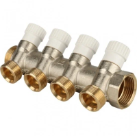 Коллектор STOUT распределительный 1, 4 отвода 3/4''Евроконус