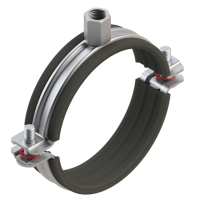 Хомут составной с виброгаситлем для станд.нагрузок PI-SD 3/4 (24-28) M8/M10 20x1.0F