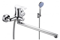 Смеситель для ванны длинный поворотный  излив VIEIR D35 (1/10)