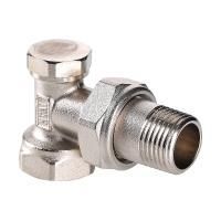 Клапан настроечный VALTEC, для радиатора, угловой 1/2" (10/80)