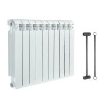  Радиатор биметаллический SAS B-500/100  4 секции 1,78кг 192Вт купить в Воронеже