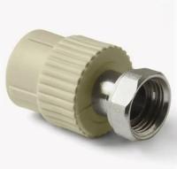 Муфта с накидной гайкой PRO AQUA 20-3/4" серая (4/160)