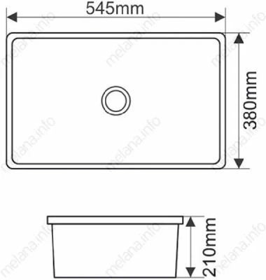  Раковина MELANA MLN-540T купить в Воронеже