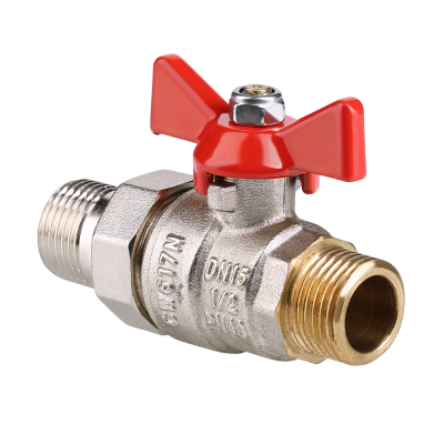  Кран шаровой полнопроходной с полусгоном. VALTEC BASE 3/4'' рукоятка-бабочка, НР-НР (7/42) купить в Воронеже