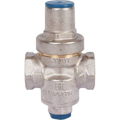 Регулятор давления STOUT  1/2" поршневой под манометр (4/72) купить в Воронеже
