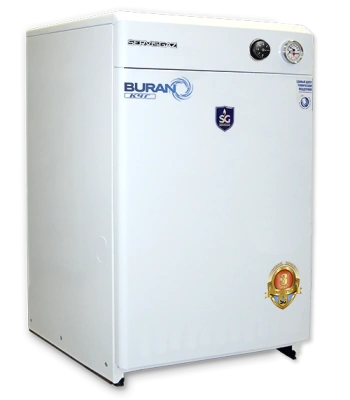  Котел газовый BURAN с чугунным теплообменником, одноконтурный КЧГ-90 энергонезависимый купить в Воронеже