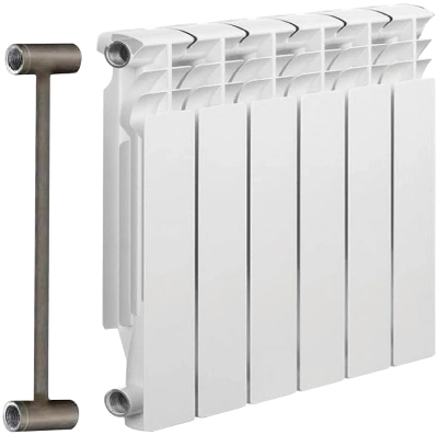  Радиатор биметаллический  SOLUR PRESTIGE B-500 (14 секций) купить в Воронеже