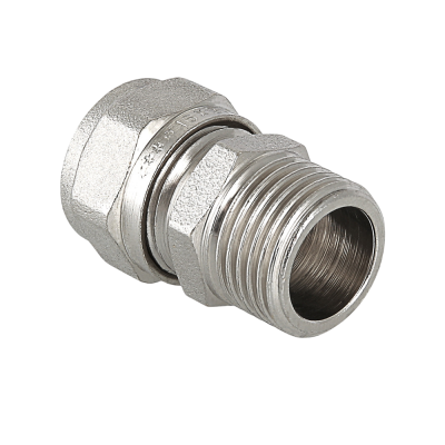  Соединитель обжимной с переходом на нар. р. 16х3/4" VALTEC (10/150) купить в Воронеже