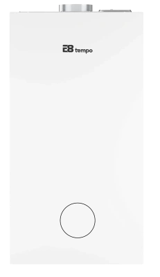  Газовый настенный котел двухконтурный E8 tempo GHD24W, 24 кВт, белая стеклянная панель купить в Воронеже