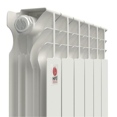  Радиатор алюминиевый НРЗ серия ЛЮКС 500/100 8 секций вес 1,2 кг 185Вт купить в Воронеже