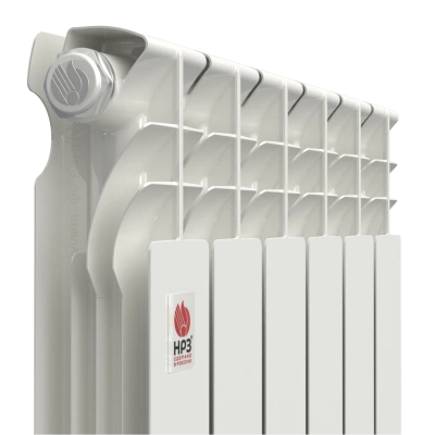  Радиатор алюминиевый НРЗ серия ЛЮКС 500/80 7 секций вес 1,05кг 180Вт купить в Воронеже