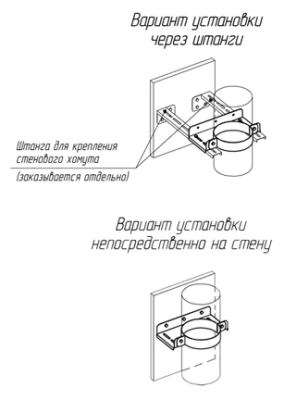  Стеновой хомут (AISI 430) Ф210 купить в Воронеже