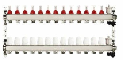  Коллекторная группа ASPIPE с расход. и воздух. нерж 13 вых. (1/3) купить в Воронеже