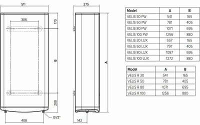  Водонагреватель накопит. электрич. ARISTON ABSE VLS PRO  PW 30 купить в Воронеже