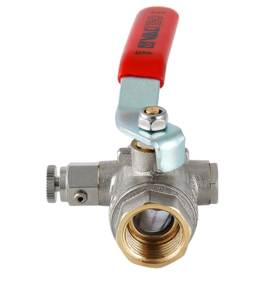  Кран шаровой полнопроходной  с дренажом и воздухоотводчиком VALTEC BASE 1/2'', ВР-ВР (12/108) купить в Воронеже