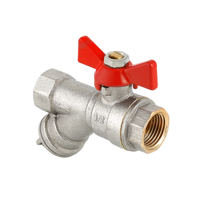  Кран шаровой со встроенным фильтром VALTEC BASE 1/2'', рукоятка-бабочка, ВР-ВР (8/96) купить в Воронеже