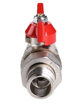  Кран шаровой полнопроходной  с полусгоном VALTEC BASE 3/4'' рукоятка-бабочка, ВР-НР  (5/50) купить в Воронеже