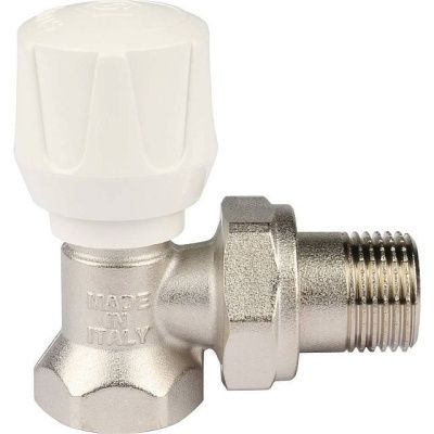  Вентиль ручной регулировки, угловой STOUT 1/2  (1/20) купить в Воронеже