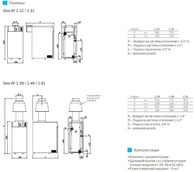  Котёл настенный BAXI ECO SLIM EF 1.31 купить в Воронеже