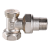  Клапан настроечный VALTEC, для радиатора, угловой 1/2" (10/80) купить в Воронеже