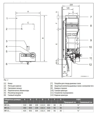  Газовая колонка Bosch WR15-2 P23 купить в Воронеже