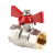  Кран шаровой полнопроходной VALTEC BASE 3/4'' рукоятка-бабочка, ВР-ВР (14/126) купить в Воронеже