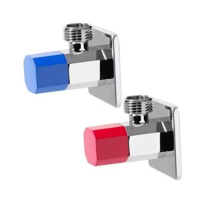  Комплект угловых кранов на блистере VIEIR 1/2''*1/2'' НР/НР (2/120) купить в Воронеже