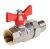  Кран шаровой полнопроходной с полусгоном VALTEC BASE 1/2" рукоятка-бабочка, ВР-НР купить в Воронеже
