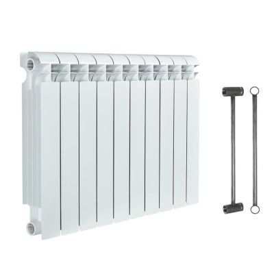  Радиатор биметаллический SAS B-500/100  4 секции 1,78кг 192Вт купить в Воронеже