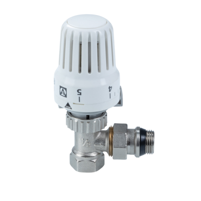  Клапан с термостатической головкой VALTEC, для рад. угловой 1/2" (1/22) купить в Воронеже