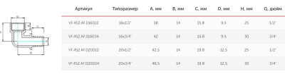  Угольник надвижной с переходом на вн.р. 32(4,4) х 1" (VALFEX) (50/5) К купить в Воронеже