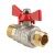  Кран шаровой полнопроходной VALTEC BASE 1/2'' рукоятка-бабочка,  НР-НР (12/192) купить в Воронеже