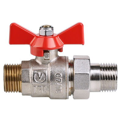  Кран шаровой полнопроходной с полусгоном. VALTEC BASE 3/4'' рукоятка-бабочка, НР-НР (7/42) купить в Воронеже