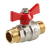  Кран шаровой полнопроходной VALTEC BASE 1/2'' рукоятка-бабочка,  НР-НР (12/192) купить в Воронеже