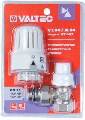  Клапан с термостатической головкой VALTEC, для рад. угловой 1/2" (1/22) купить в Воронеже