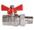  Кран шаровой полнопроходной с полусгоном VALTEC BASE 1/2" рукоятка-бабочка, ВР-НР купить в Воронеже